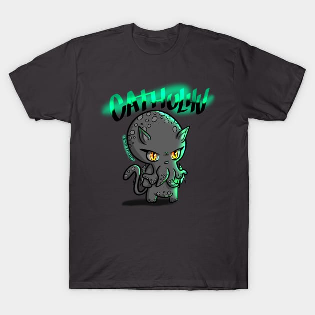 cathulhu T-Shirt by toxikbloodyart